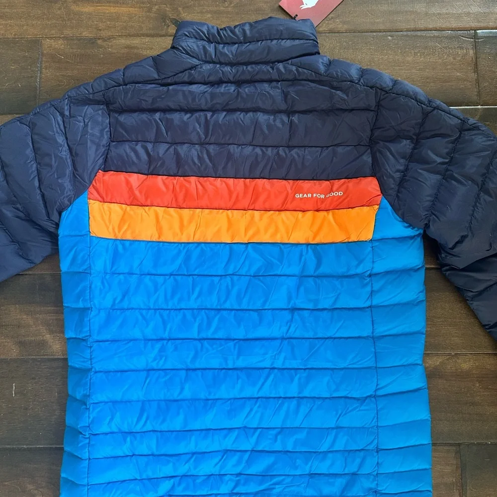 Cotopaxi Fuego Puffer Jacket Blue and Orange Insulated Quilted - Picture 4 of 4